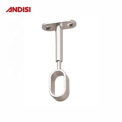 Allegato di zinco armadio ovale hanger bastone centro tubo con regolabilità in altezza