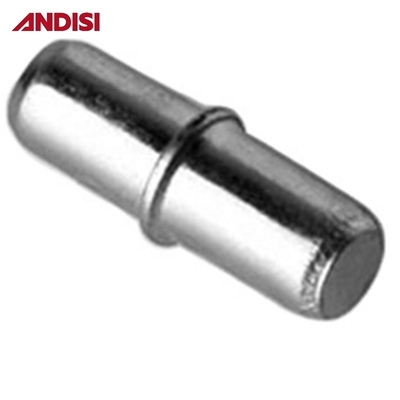 Pin di supporto per scaffali in metallo da 5 mm in acciaio placcato zinco/nicchio