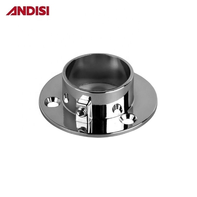16/19/25 mm di diametro Armadio tubo rotondo supporto di acciaio portante flange per l'installazione