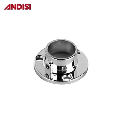 16/19/25 mm di diametro Armadio tubo rotondo supporto di acciaio portante flange per l'installazione