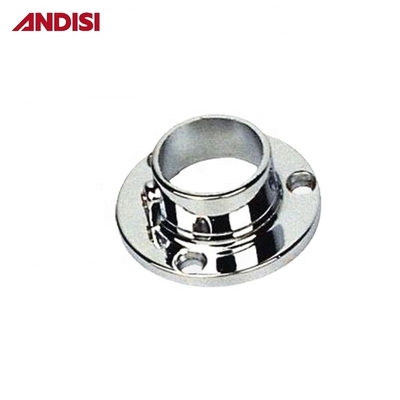 16/19/25 mm di diametro Armadio tubo rotondo supporto di acciaio portante flange per l'installazione