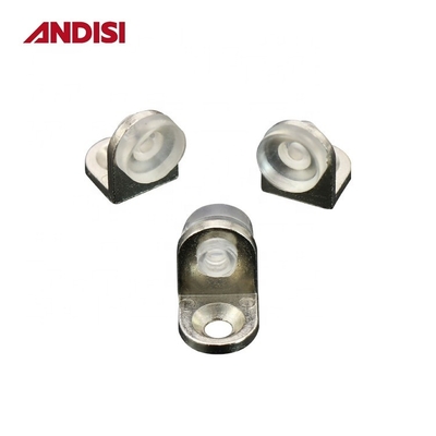 Allegato di zinco e supporto per bracciale di pinza in vetro in PVC per scaffalature di vetro piatto
