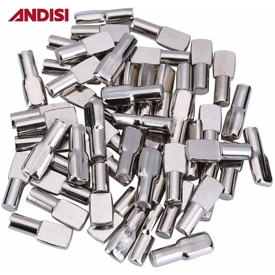 Furniture Hardware 5mm/7mm Zinc Plated Steel Shelf Holder Stud Bracket 8mm Lunghezza Pins