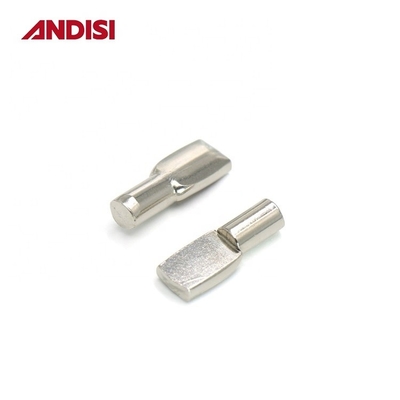 Furniture Hardware 5mm/7mm Zinc Plated Steel Shelf Holder Stud Bracket 8mm Lunghezza Pins