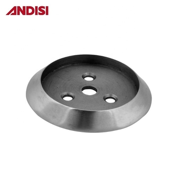 Indumenti cromati di 50 mm di diametro, rivestimento a sospensione di rotaie rotonde, porta tubi, armadio, supporto per l'armatura, flange in acciaio
