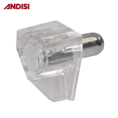 Ripiani di armadietto placcati in nichel supporta perni per armadietti mobili 5mm pin metallico