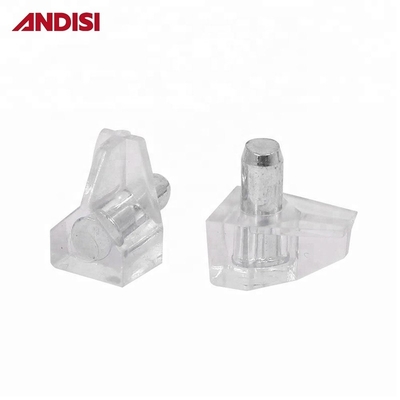 Ripiani di armadietto placcati in nichel supporta perni per armadietti mobili 5mm pin metallico