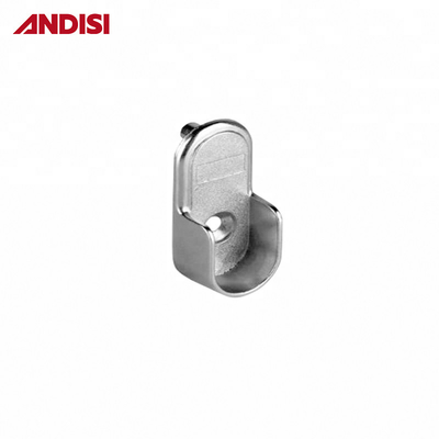 Colletto di tubo ovale cromato per vestiario di lunghezza 44 mm