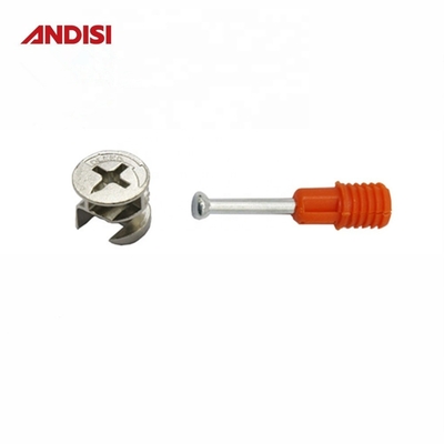 Bolt di plastica Mini Fix Cam Lock Fastener collegamento assemblaggio rapido di espansione Dowels
