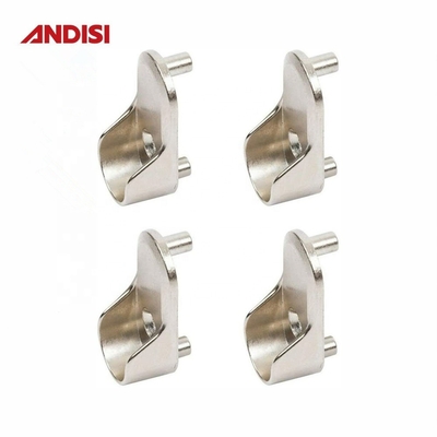 Colletto di tubo ovale cromato per vestiario di lunghezza 44 mm