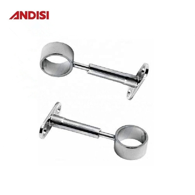 Regolabile tubo armadio armadio centro del binario supporto per 80-120mm di altezza