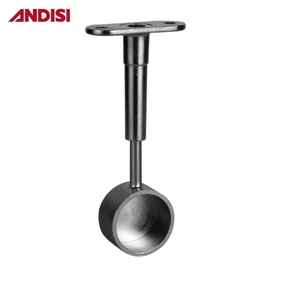 Regolabile tubo armadio armadio centro del binario supporto per 80-120mm di altezza