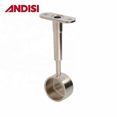 Regolabile tubo armadio armadio centro del binario supporto per 80-120mm di altezza