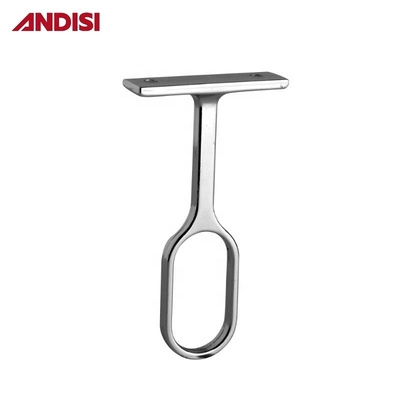 Indumenti di vestiario ovali rivestiti di nichel, supporto di rotaia appesa, supporto per tubi per armadi