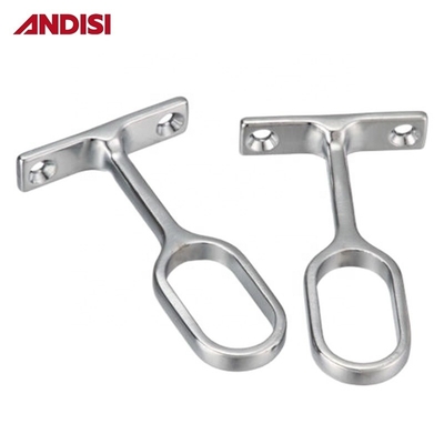 Indumenti di vestiario ovali rivestiti di nichel, supporto di rotaia appesa, supporto per tubi per armadi