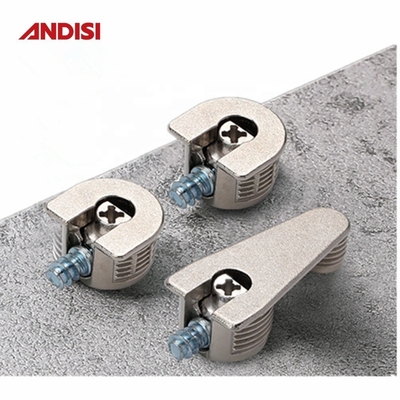 20mm Cabinet Thread Cam Lock Connector Lega di zinco e acciaio Mobili Rafix Connector