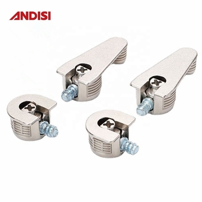 20mm Cabinet Thread Cam Lock Connector Lega di zinco e acciaio Mobili Rafix Connector