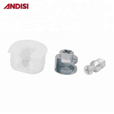 20 mm di diametro cam Bianco marrone alloggiamento di connettore in plastica per la connessione di tavola e tavola