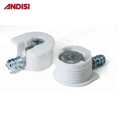 20 mm di diametro cam Bianco marrone alloggiamento di connettore in plastica per la connessione di tavola e tavola