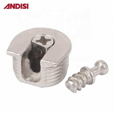 Legatura di zinco 20 mm Thread Cam Lock Mini Fix Shelf Support Holder per connettore per mobili