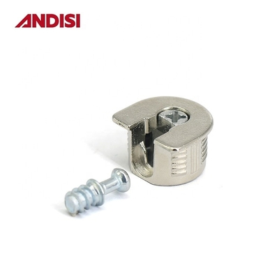 Legatura di zinco 20 mm Thread Cam Lock Mini Fix Shelf Support Holder per connettore per mobili