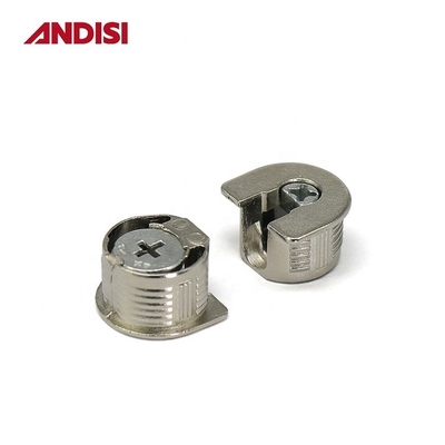 Legatura di zinco 20 mm Thread Cam Lock Mini Fix Shelf Support Holder per connettore per mobili