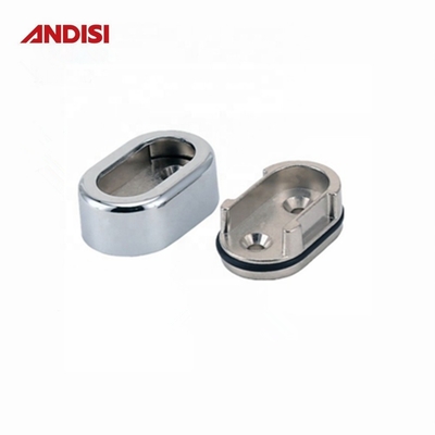 Armadio tubo tubo sospensione rotaia armadio bastone supporto bracciale flange tubo supporto finitura nera