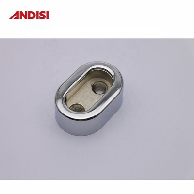 Armadio tubo tubo sospensione rotaia armadio bastone supporto bracciale flange tubo supporto finitura nera