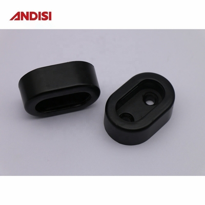 Armadio tubo tubo sospensione rotaia armadio bastone supporto bracciale flange tubo supporto finitura nera