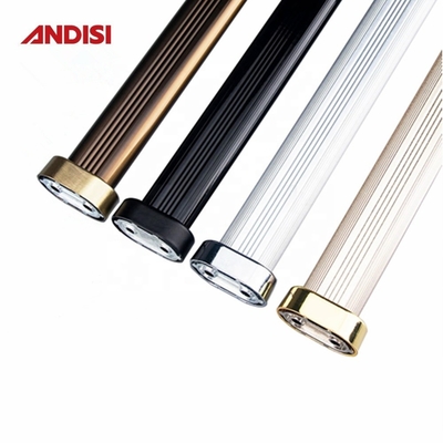 Armadio tubo tubo sospensione rotaia armadio bastone supporto bracciale flange tubo supporto finitura nera