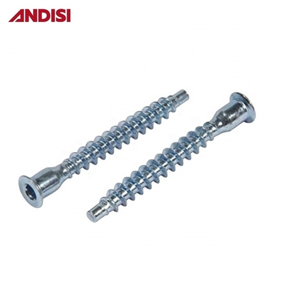 Mobili in acciaio connessione Pozi Flat Head Confirmat Screw con testa e foro di presa esagonale zincato