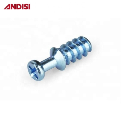 Legatura di zinco 20 mm Thread Cam Lock Mini Fix Shelf Support Holder per connettore per mobili