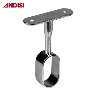 Supporto per il supporto del tubo del guardaroba rivestito di nichel per lo stile di design moderno