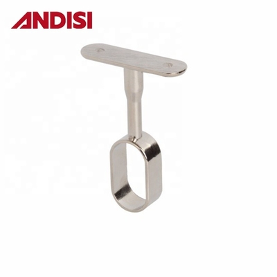 Supporto per il supporto del tubo del guardaroba rivestito di nichel per lo stile di design moderno