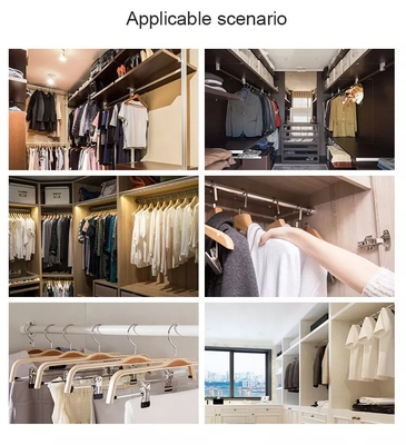 Conveniente porta tubo armadio supporto per i bastoni armadio e vestiti pendenti binari
