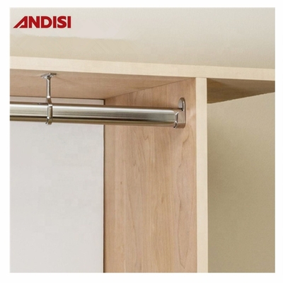 Lunghezza 44mm Fittings armadio in lega di zinco per 30x15mm tubo ovale supporto tubo ovale