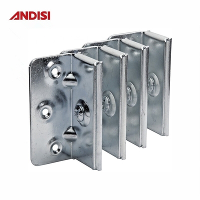 Arredamento per camera da letto Hardware di collegamento angolo di metallo supporto letto per legno cornice di letto metallo