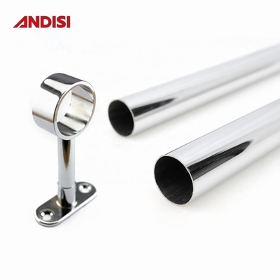 Regolabile stagno armadio in lega di zinco supporto supporto per 25 mm tubo di appeso armadio rotondo