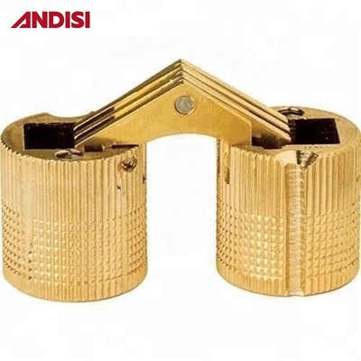 Stile di design moderno Alto livello di ottone cilindro nascosto Cerniere in ottone solido per scatola di legno