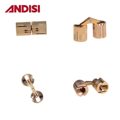 Stile di design moderno Alto livello di ottone cilindro nascosto Cerniere in ottone solido per scatola di legno