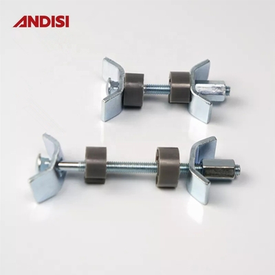 M6 Arredamento Armadio Cucina Connessione per bulloni di worktop con superficie grigia placcata in zinco
