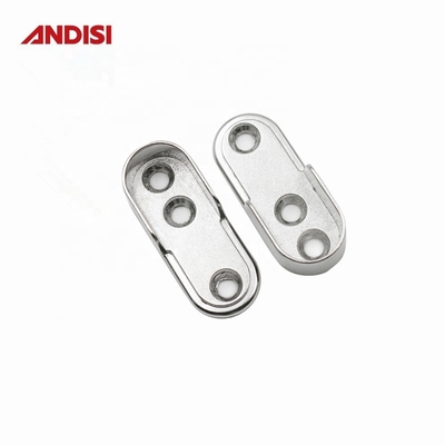 Moderna lega di zinco Ovale Armadio Righe Indumenti pendente Ferrovia supporto per tubo di supporto per armadio