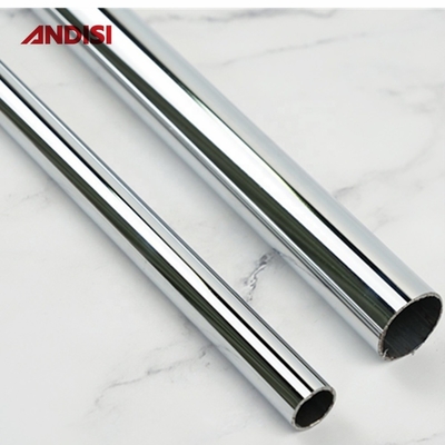 16-50mm tubo di acciaio in cromo tela per armadio elegante metallo rotondo armadio