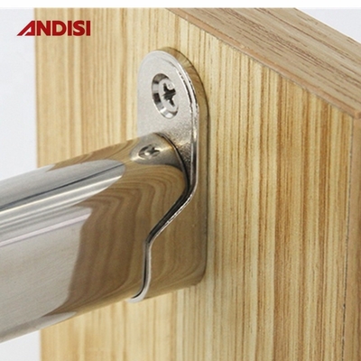 Aggiorna il tuo guardaroba con 44mm di zinco legata vestiti porta binario e supporto tubo ovale