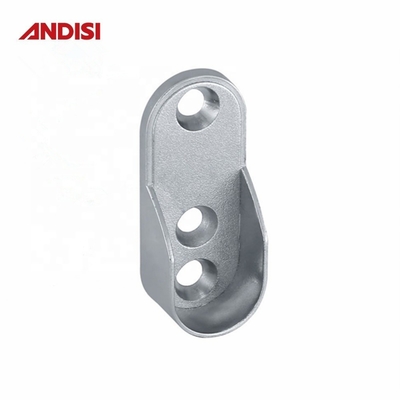 Aggiorna il tuo guardaroba con 44mm di zinco legata vestiti porta binario e supporto tubo ovale