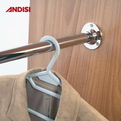 Stylish Matt Black Wardrobe Tube per armadio e vestiti pendenti