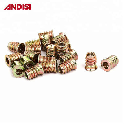 Imballaggio postale Y Hex Drive Fissazione inserto a filo Infisso di legno Mobili a vite Infisso Noce