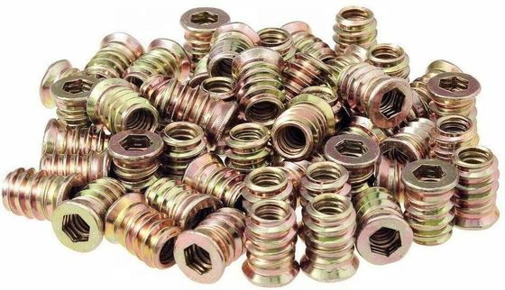 Imballaggio postale Y Hex Drive Fissazione inserto a filo Infisso di legno Mobili a vite Infisso Noce