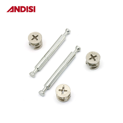 Moderno design mobili in acciaio assemblaggio Cam Dowel Bolt Kit doppio capo End Cam Rod vite