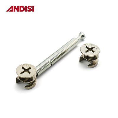 Moderno design mobili in acciaio assemblaggio Cam Dowel Bolt Kit doppio capo End Cam Rod vite